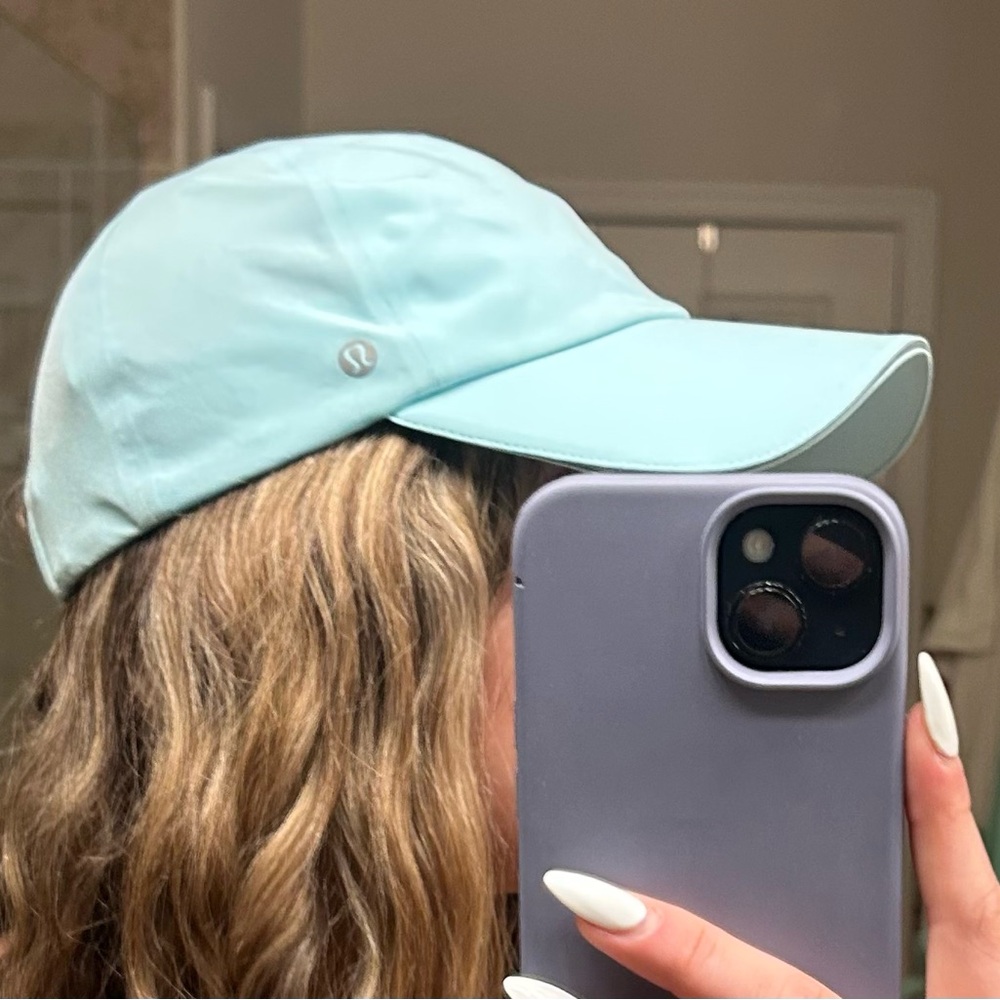 Icing Blue Lululemon Fast and Free women’s run hat - Picture 4 of 7